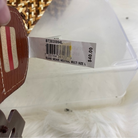 NEW FOSSIL STRAW STYLE BELT SIZE M Woman - Picture 6 of 8